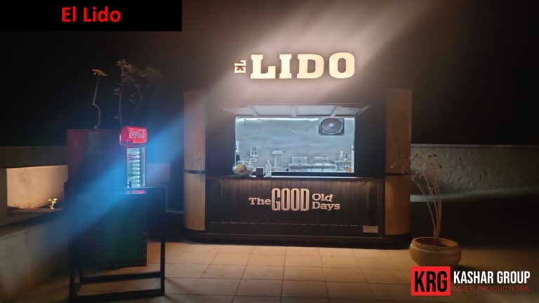 Mobile Solutions El Lido food container with "The Good Old Days" branding