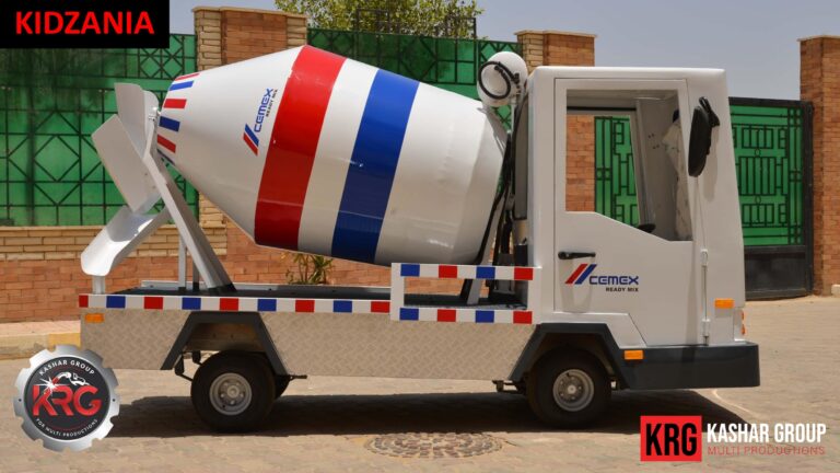 Mobile Solutions Club Car Cemex ready mix cement truck at KidZania